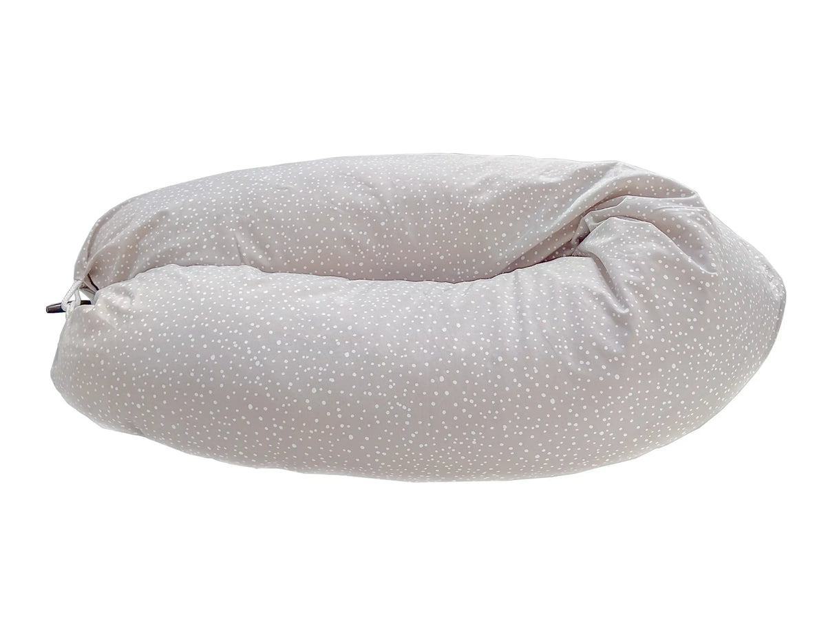 Stillkissen & Seitenschläferkissen - Zirbe & Wolle Füllung - Beige Glatt - Kreativkopf