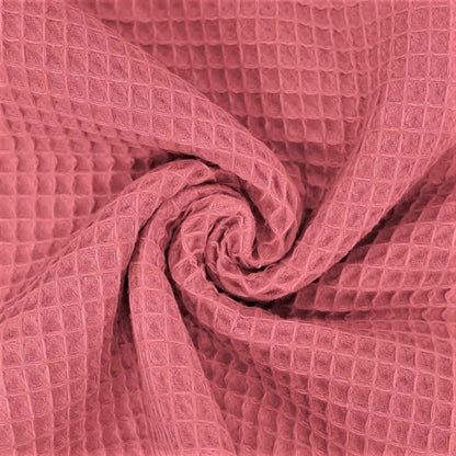 Stoff Rosa Waffel