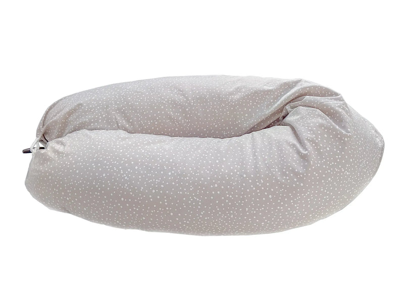 Stillkissen & Seitenschläferkissen - Zirbe & Wolle Füllung - Beige Glatt - Kreativkopf
