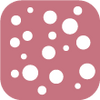 Stoffvariante Rosa Punkte
